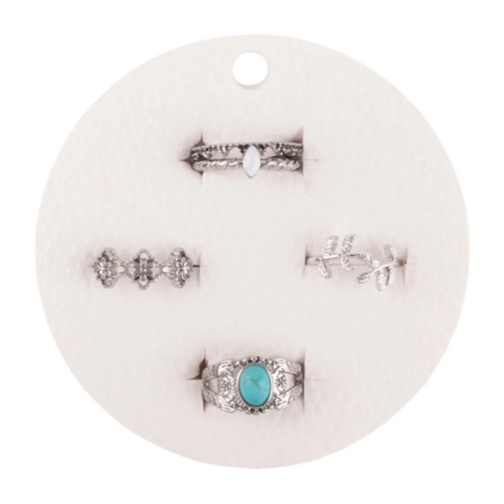 1 LEFT! 4pc Ring Set - Picture 2 of 2